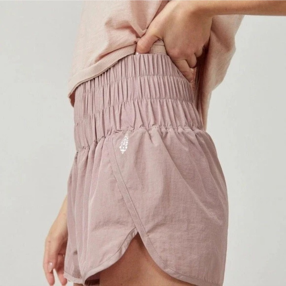 Free People Movement The Way Home Shorts Mauve tan/purple Size S